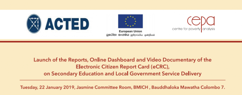 Launch of the Reports, Online Dashboard and Video Documentary of the Electronic Citizen Report Card (eCRC), on Secondary Education and Local Government Service Delivery
